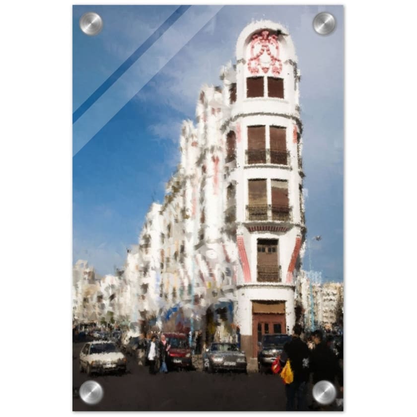 Tableau casa blanca Impression acrylique - 20x30 cm / 8x12″ 