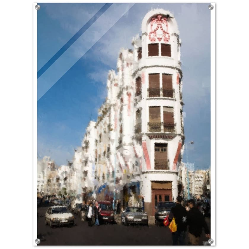 Tableau casa blanca Impression acrylique - 60x80 cm / 24x32″