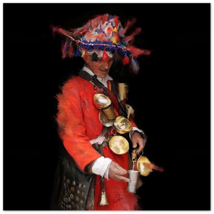 Tableau guerrabe marocain medina Impression en aluminium 