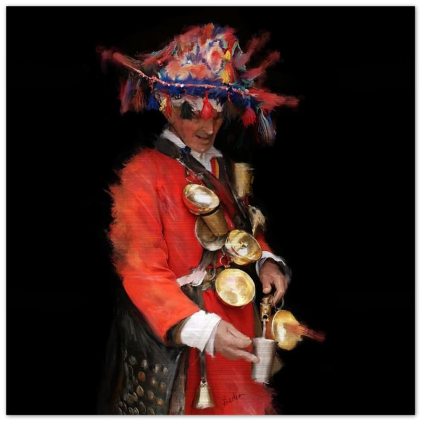 Tableau guerrabe marocain medina Impression en aluminium 