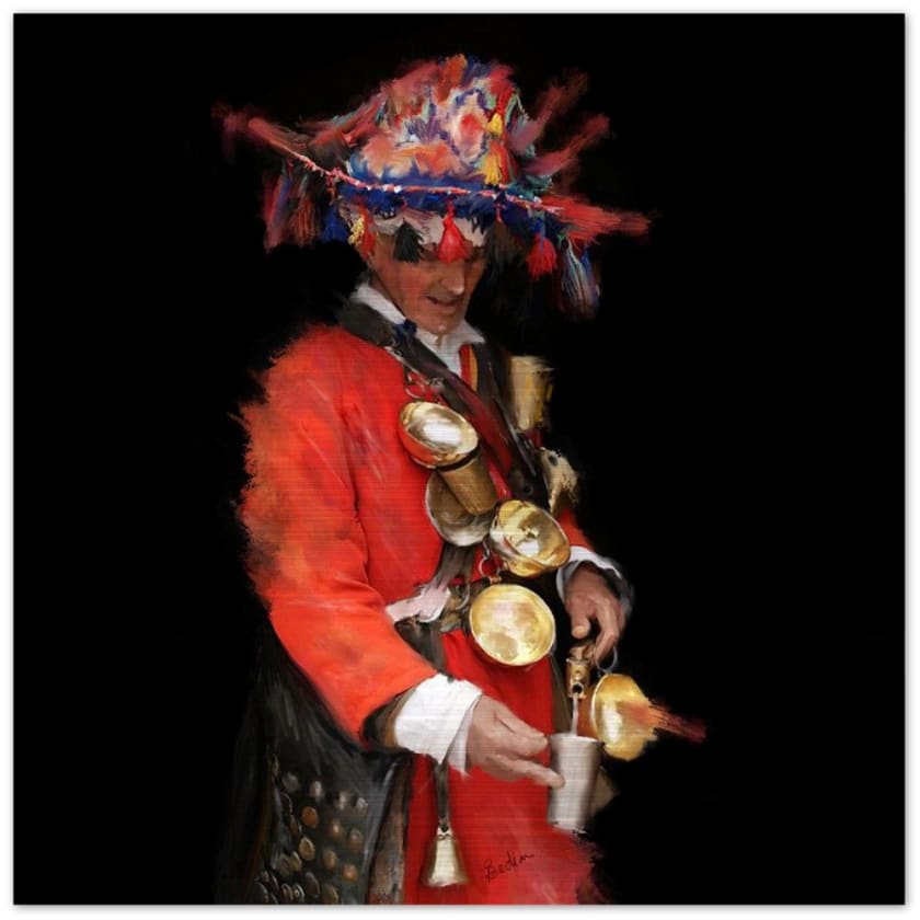 Tableau guerrabe marocain medina Impression en aluminium 