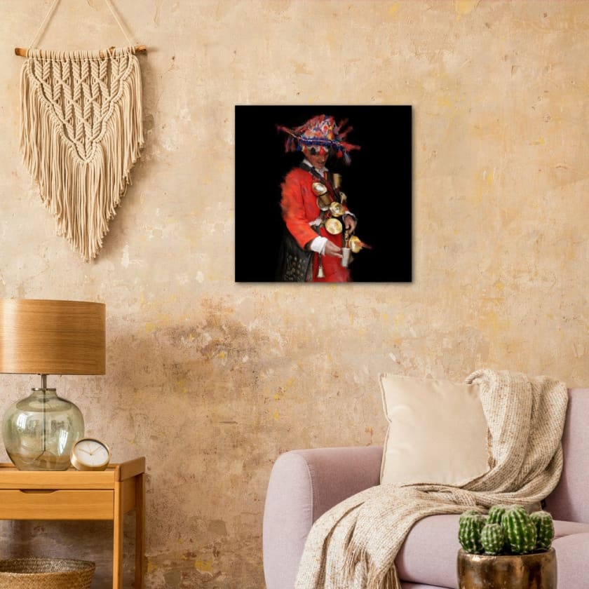 Tableau guerrabe marocain medina Impression en aluminium 