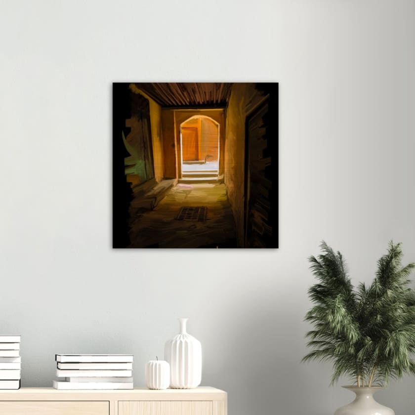 Tableau medina meknes maroc Impression en aluminium brossé -