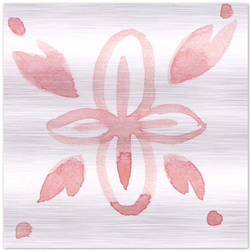 Tableau motif zellige marocain Impression en aluminium 