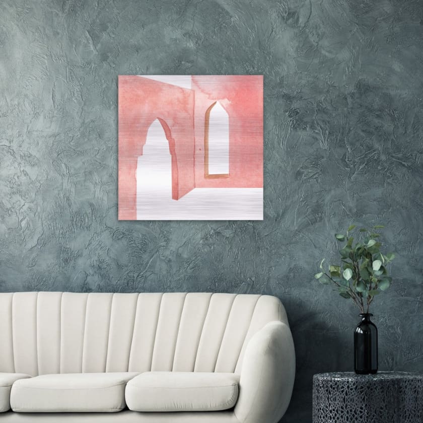 Tableau porte orientale medina Impression en aluminium 