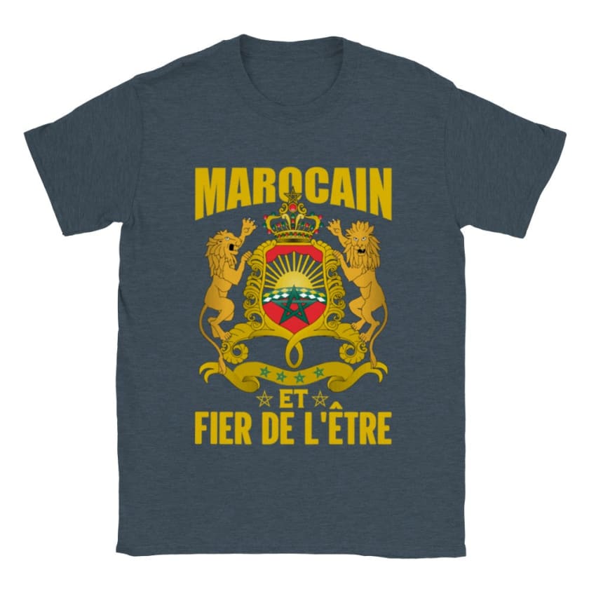 Tee shirt marocain fier - dark heather / S - Print Material
