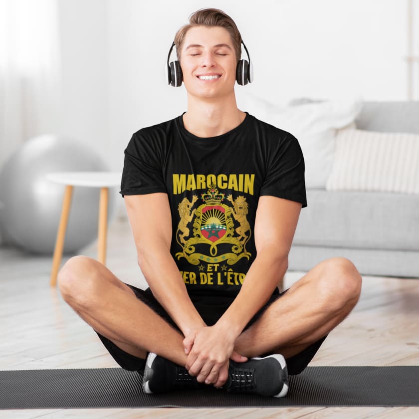Tee shirt marocain fier - Print Material
