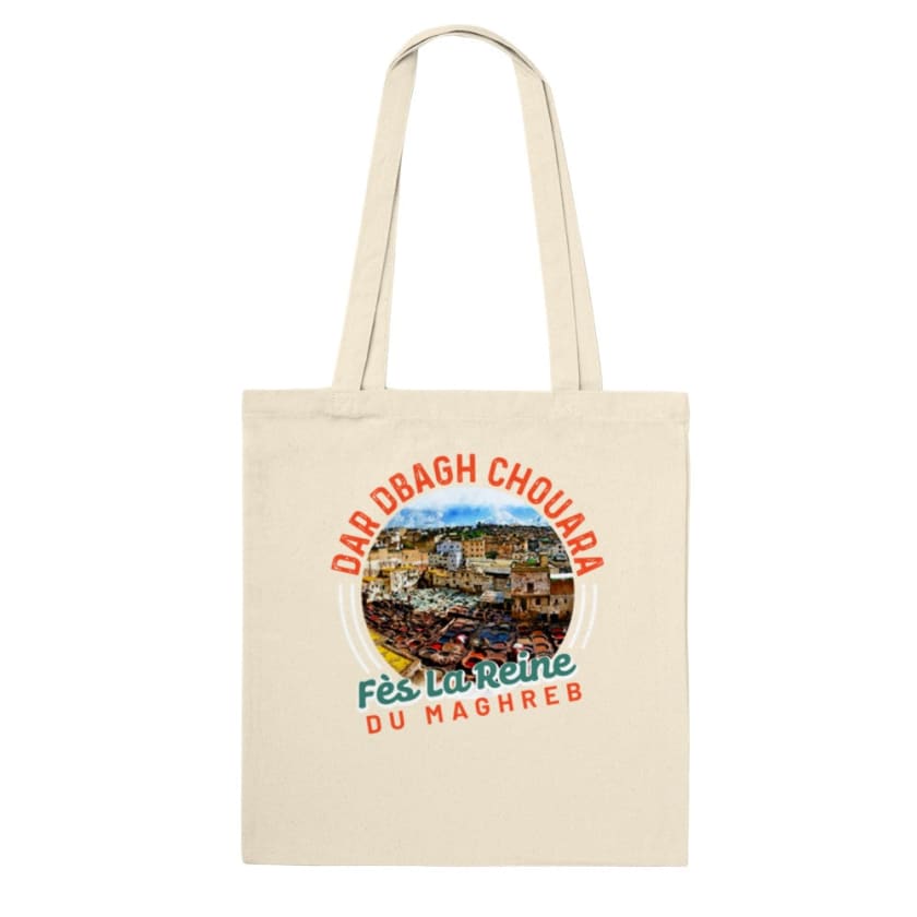 Tote Bag Dar Dbagh Chouara Fès La reine du Maghreb - Natural