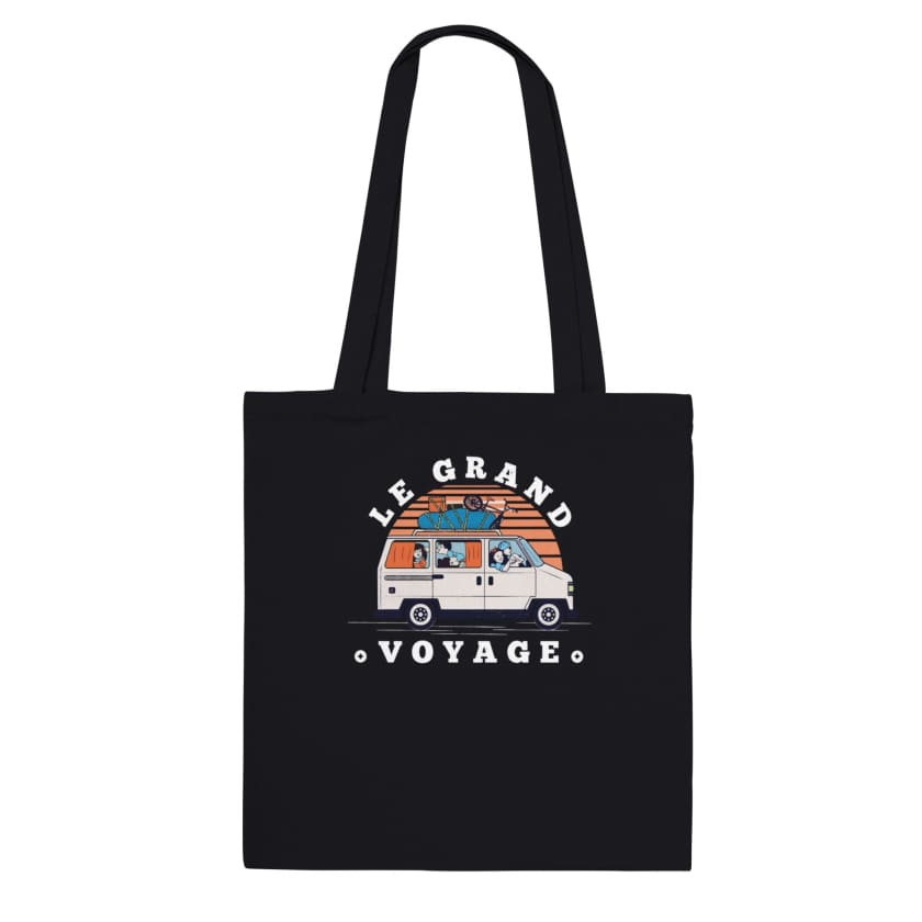 Tote bag Famille Maghrébine en voiture personnalisé voyage