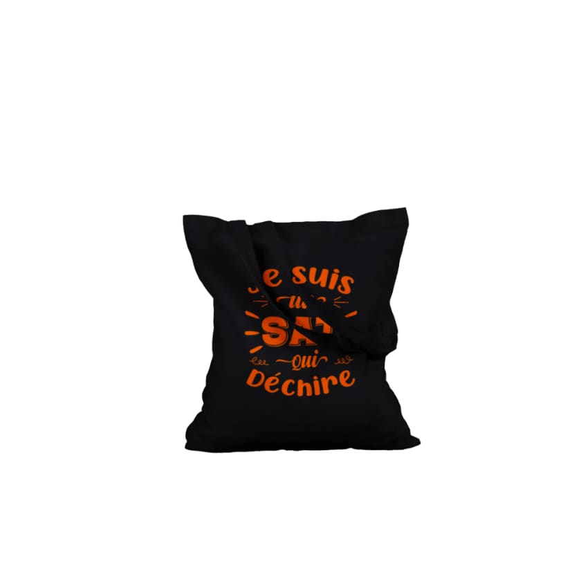 Tote Bag je suis un sat qui déchire - Print Material