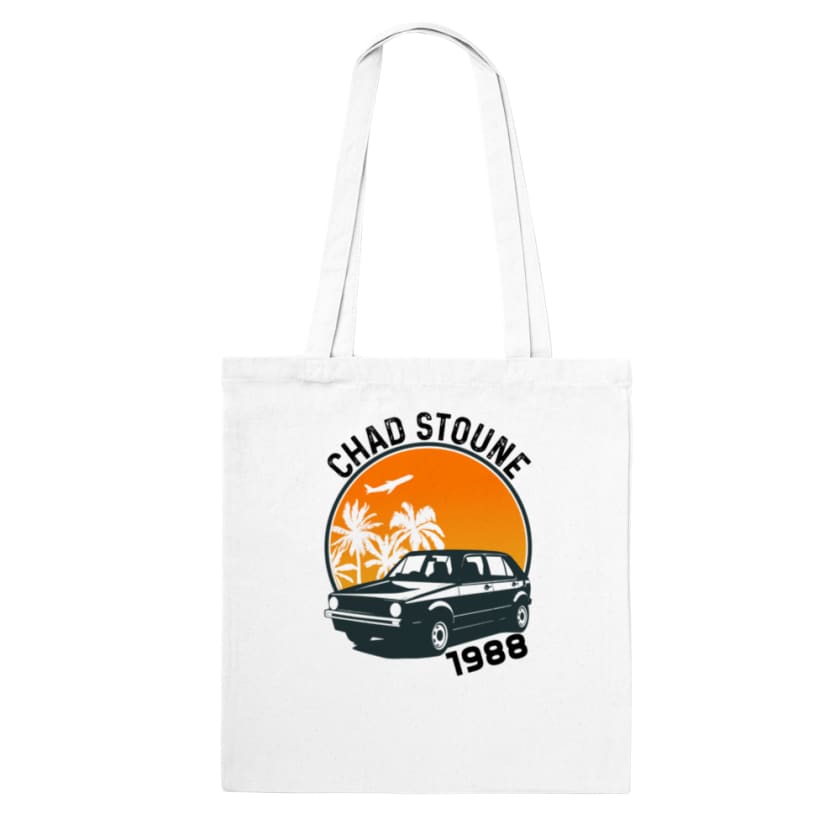 Tote Bag Maroc chad stoun golf 1988 - White - Print Material