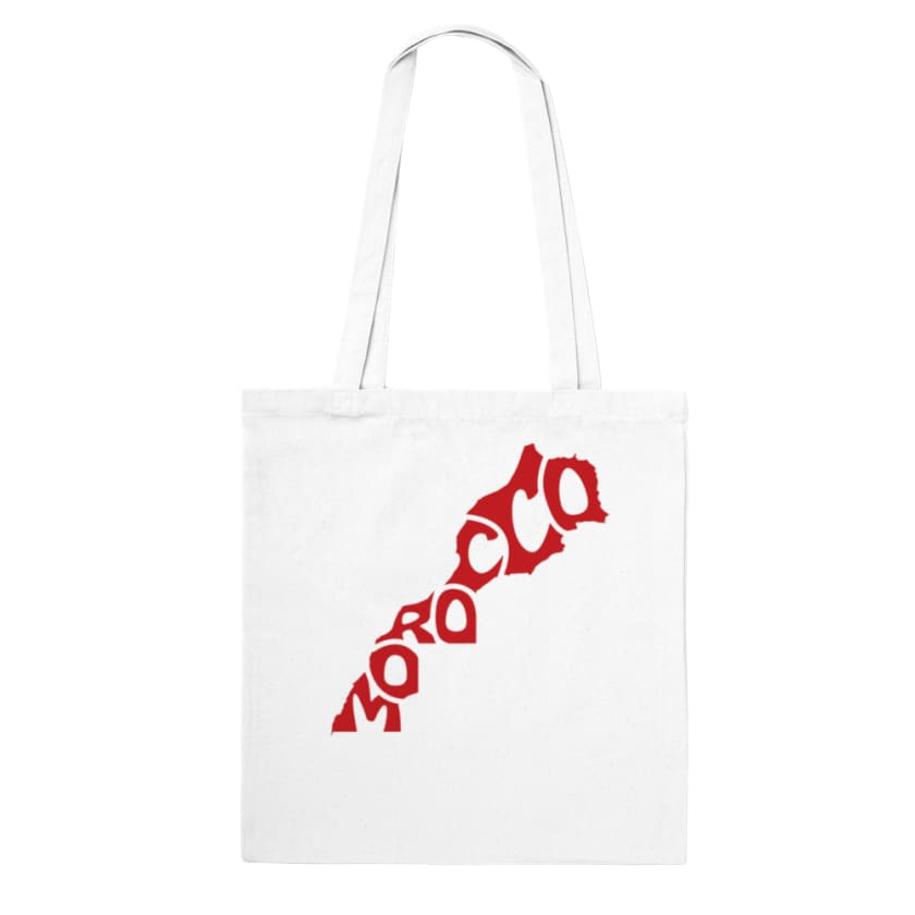 Tote Bag Morocco - White - Print Material