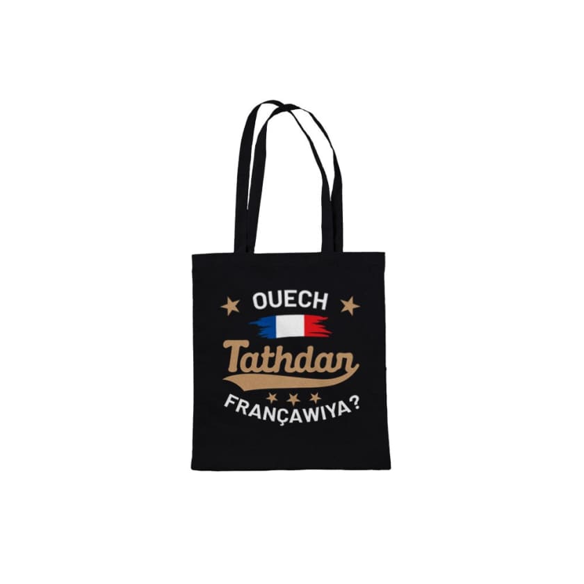 Tote Bag ouech tathdar Françawiya - Print Material