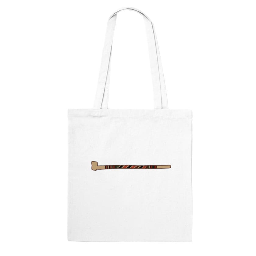 Tote Bag sebci pipe Marocaine - Blanc - Print Material