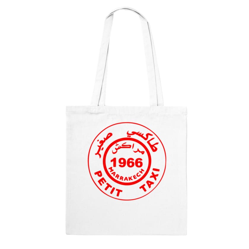 Tote Bag taxi saghir petit taxi Marrakech 1966 original - 